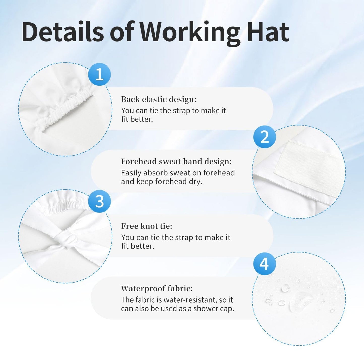 Christ Jesus Cross Working Cap Scrub Cap with Sweatband Adjustable Unisex Tie Back Hat Nursing Doctor Surgeon Cap for Women Men