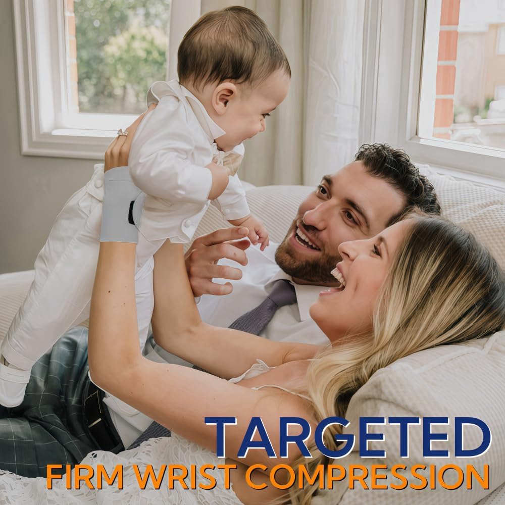 Wannent Wrist Brace,Carpal Tunnel Wrist Brace Wrist Wraps Wrist Support Tendonitis Sprains（M-Gary）
