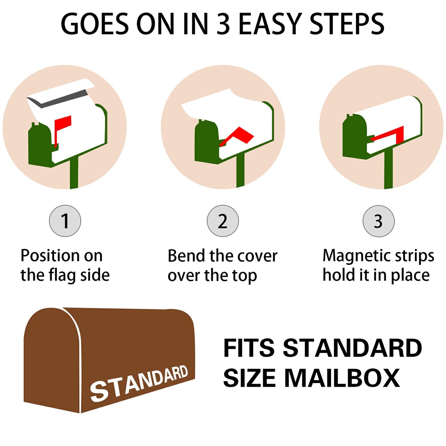 Kcldeci Snowman Christmas Tree Magnetic Mailbox Wrap - Winter Xmas Post Letter Box Cover - Garden 18x21