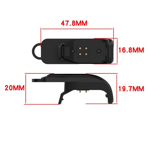 2Pack Charging Clip Compatible with Garmin Alpha TT 25 TT25 Dog Training Collar Charger Adapter