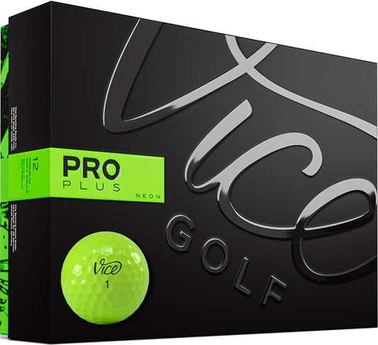 Vice Pro Plus Golf Balls - High Performance & Durability for Optimal Distance | White