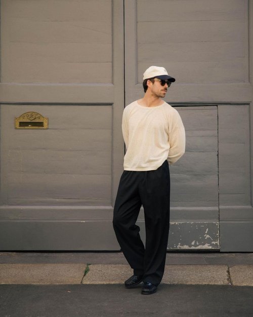 Deyeek Men's Lightweight Sweatpants - Open Bottom Straight Leg Gym Lounge Pants with Pockets
