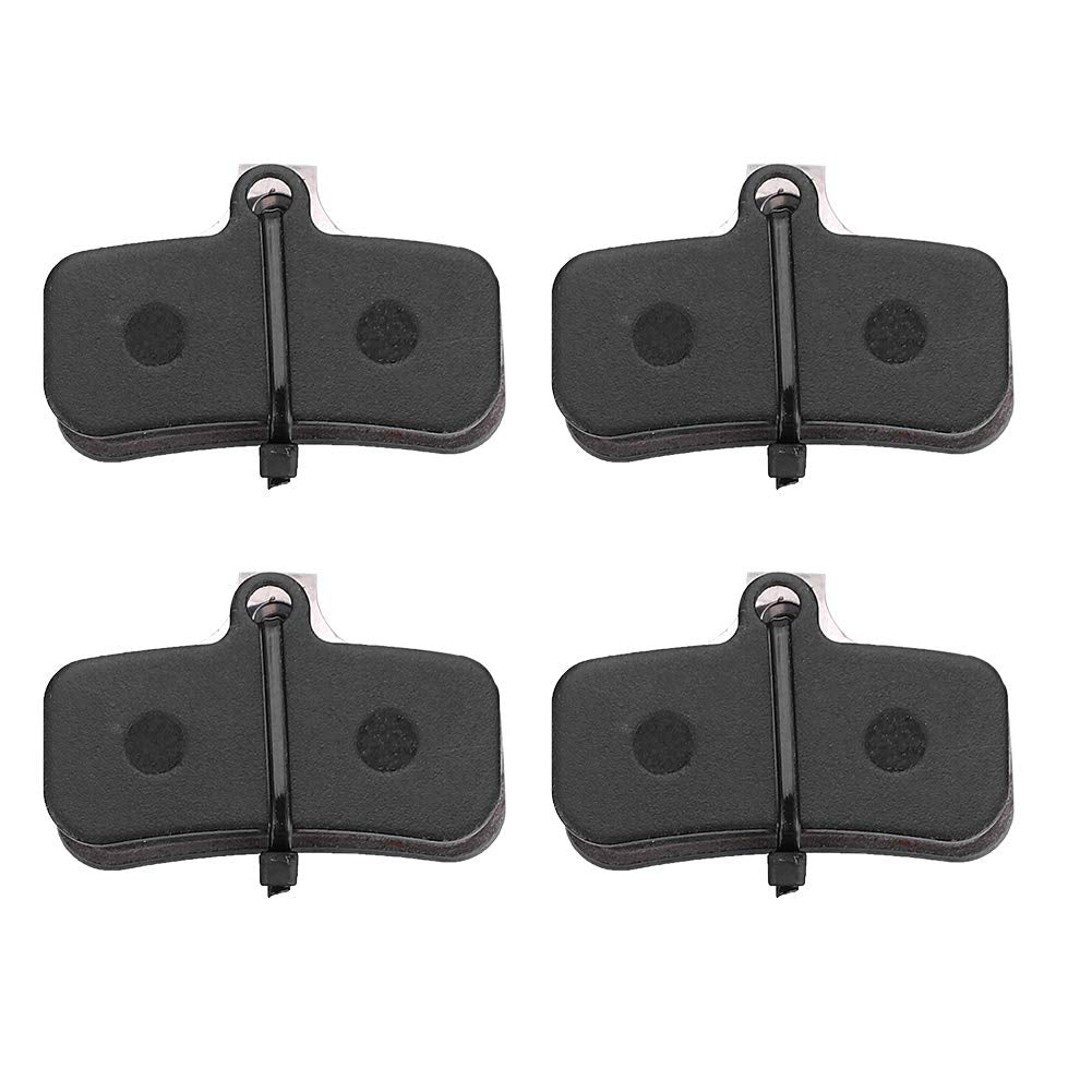Bike Disc Brake Pads, 4 Pairs Resin Semi Metal Bicycle Disc Brake Pads Bike Brake Parts Brake Pad Set