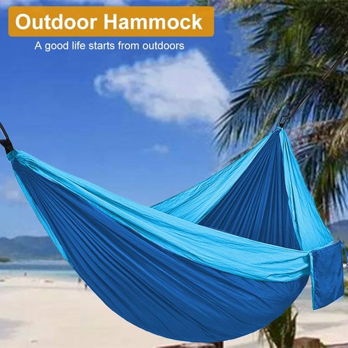 Camping Hammock, 660lbs Portable Hammock Tent for Travel Camping, Camping Accessories for Indoor Outdoor Hiking Backpacking Backyard Beach(Glue)