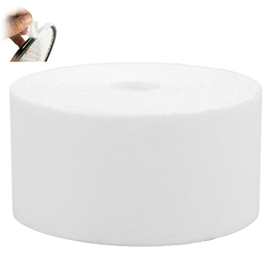 OUKENS Tennis Racket Protection Tape, 5m Premium PU Widened Squash White Racket Head Edge Protective Guard, for Tennis/Badminton/Pickleball Paddle/Golf Club, Easy Apply and No Residue
