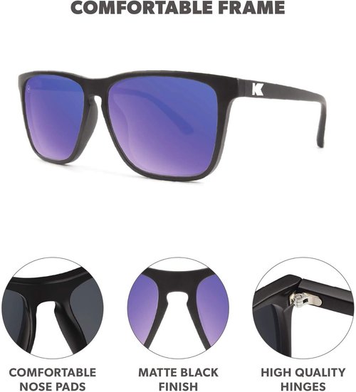 Knockaround Fast Lanes Polarized Sunglasses - Lightweight Design with UV400 Protection for Men & Women
