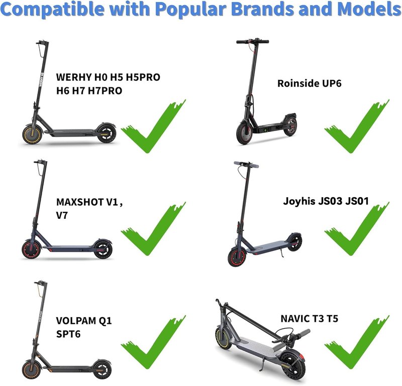 8.5'' Electric Scooter Replacement Wheel – Solid Tire with Hub & Drum Brake | Specially designed for 8.5" DRUM BRAKE Escooter – Fits VOLPAM Q1, MAXSHOT V1, V7, Joyhis: JS03, JS01, NAVIC T3, T5