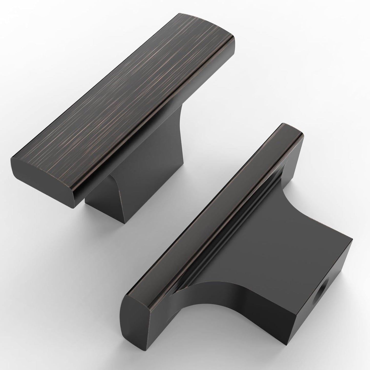 30 Pack Matte Black Kitchen Cabinet Knobs - Stylish Zinc Drawer Hardware for Dresser