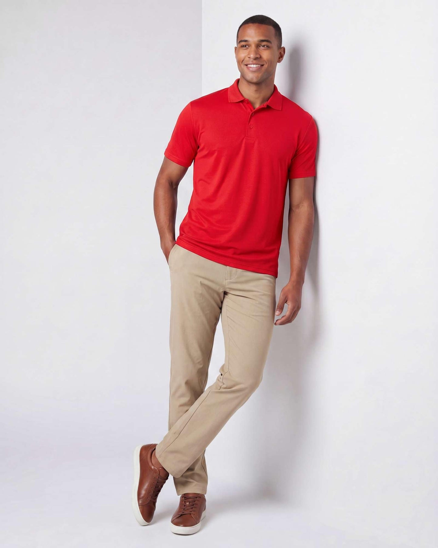 Real Essentials 3 Pack: Men's Short Sleeve Golf Polo Casual Workout Sports Moisture Wicking Collared Shirt, Set F, XX-Large