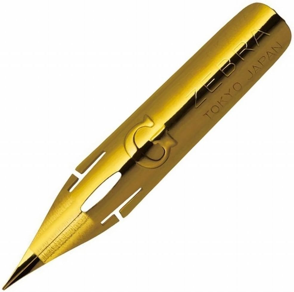 Zebra Professional G Model Comic Pen Nibs - Titanium - Pack of 10 for Artists