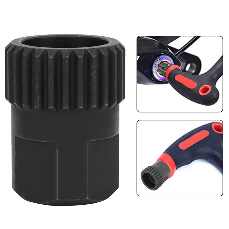 GBSCLOVER Bike Ring Nut Tool, Chromiumvanadium Steel Rear Hub Lock Nut Tool, 1.4x1in Rear Hub Lock Ring Nuts Removal Repairing Tools Replacement for DT 240S, 240, 340, 350, 440, 540
