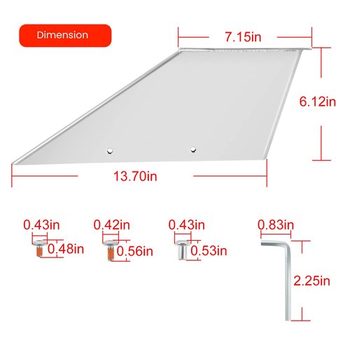27051 Skeg Protector Guard for Mercury Mercruiser Bravo 1 & Bravo 3 1990-Present Stainless Steel Safe-Skeg Protector