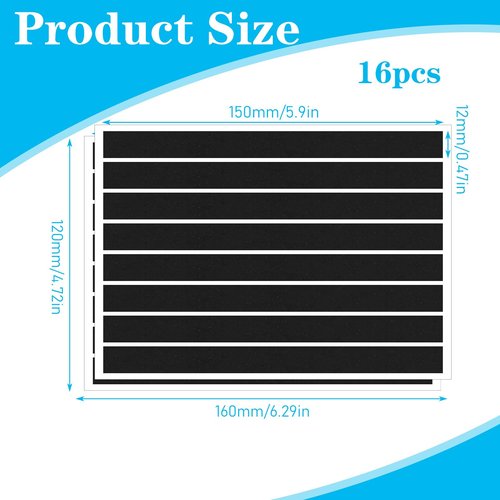 HJZHII 16PCS Black Reflective Tape, Motorcycle Helmet Decals Reflective Stickers for Helmet Motorcycle Helmets Stickers Night Visibility Safety Decal for Motorcycles Scooters Bike Helmets Stroller