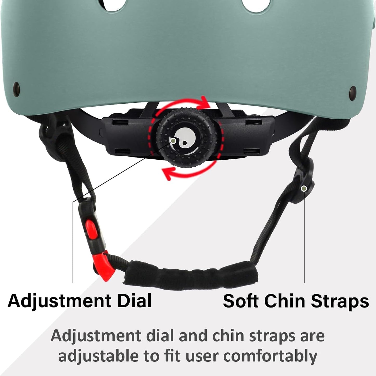 Skiennix Lightweight Adjustable Skateboard Bike Helmet - Multi-Sport Protection for All Ages