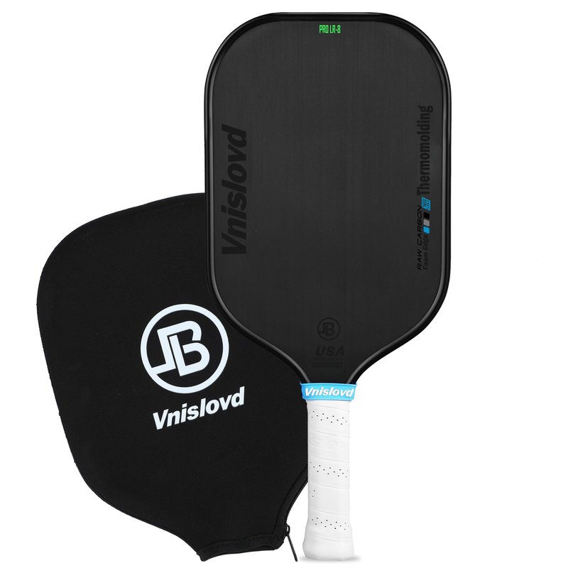 Thermoformed Pickleball Paddles Pro T700 Raw Carbon Fiber Pickleball Racket-16MM Unibody Design-Injected Foam-Rougher Spin Texture for Best Control,Power-Competition Version-USAPA Approved,Elongated