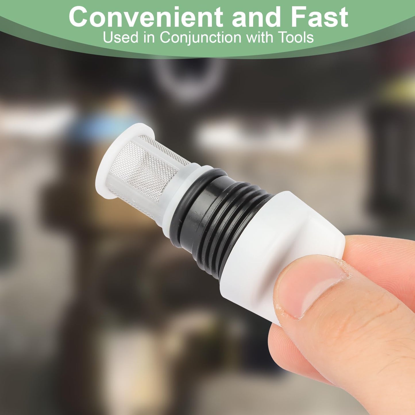 H98-510-S for tankless Water Heater Filter for tankless Water Heater (2 Tankless Water Heater Inlet Screen Assembly+1 Filter Removal Tool）