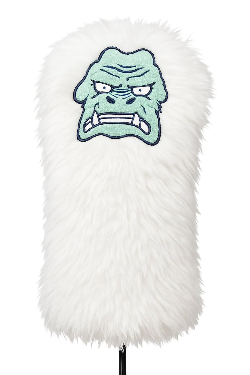 Yeti Golf Driver Headcover – Funny Bigfoot Sasquatch Head Cover for Men – Fluffy Plush 460cc Animal Club Protector – Unique Novelty Gift for Dad, Boyfriend, or Golfer