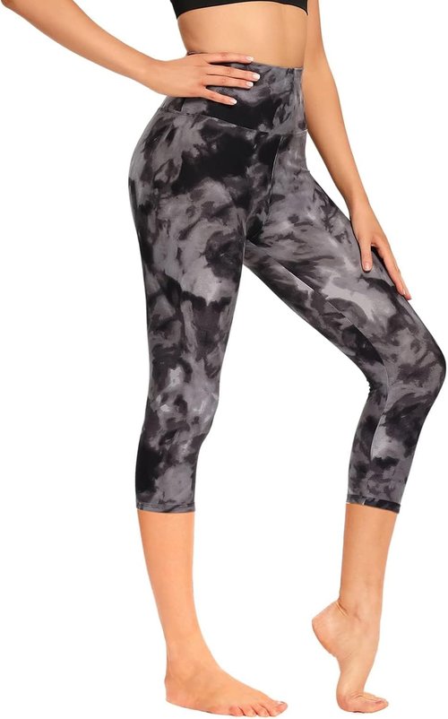 GAYHAY High Waisted Capri Leggings - Soft Yoga Pants for Women | Perfect for Running & Cycling