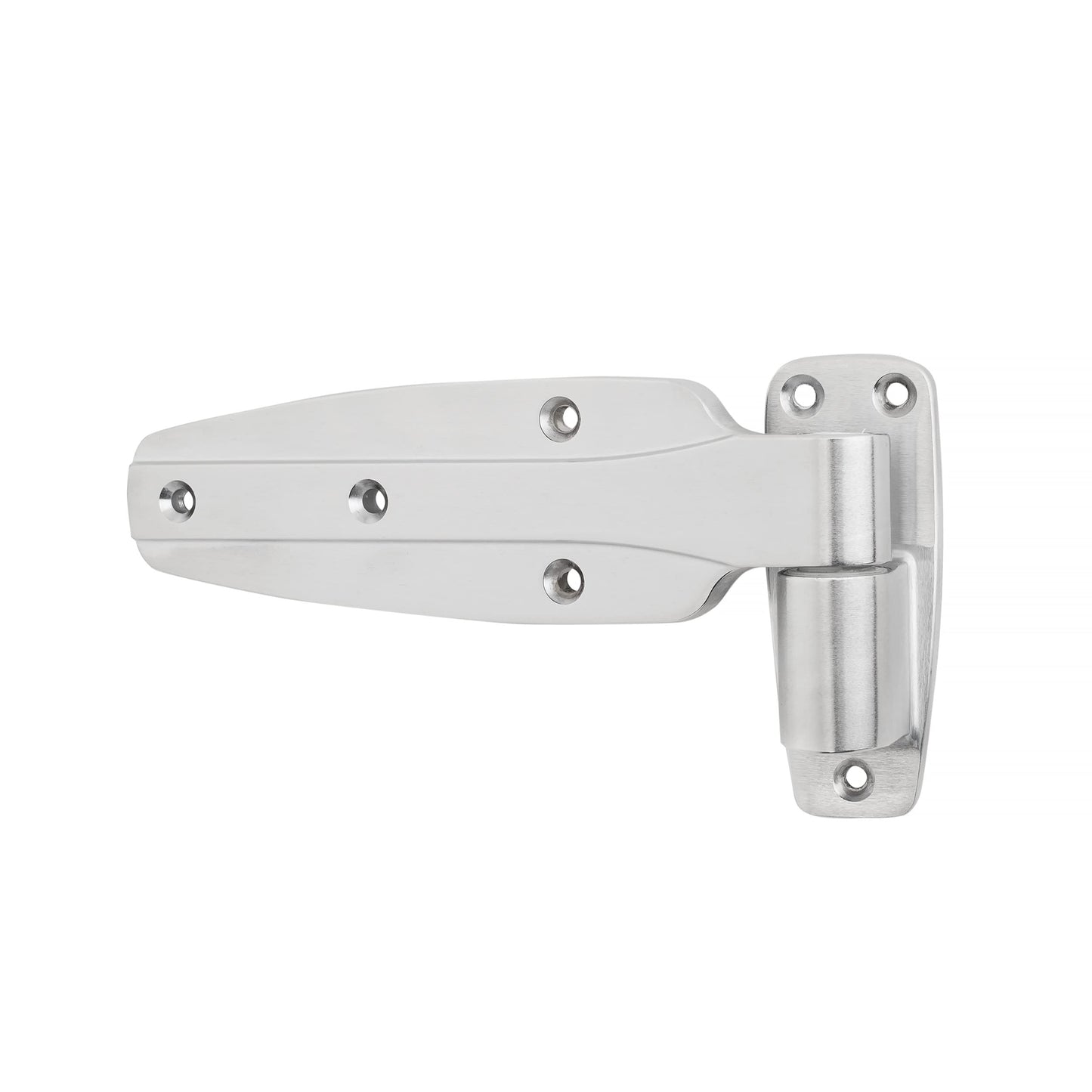 Kason 1245 Reversible Cam-Rise Hinge, 1-1/2 Inch Offset, Brushed Chrome Finish, 11245000124