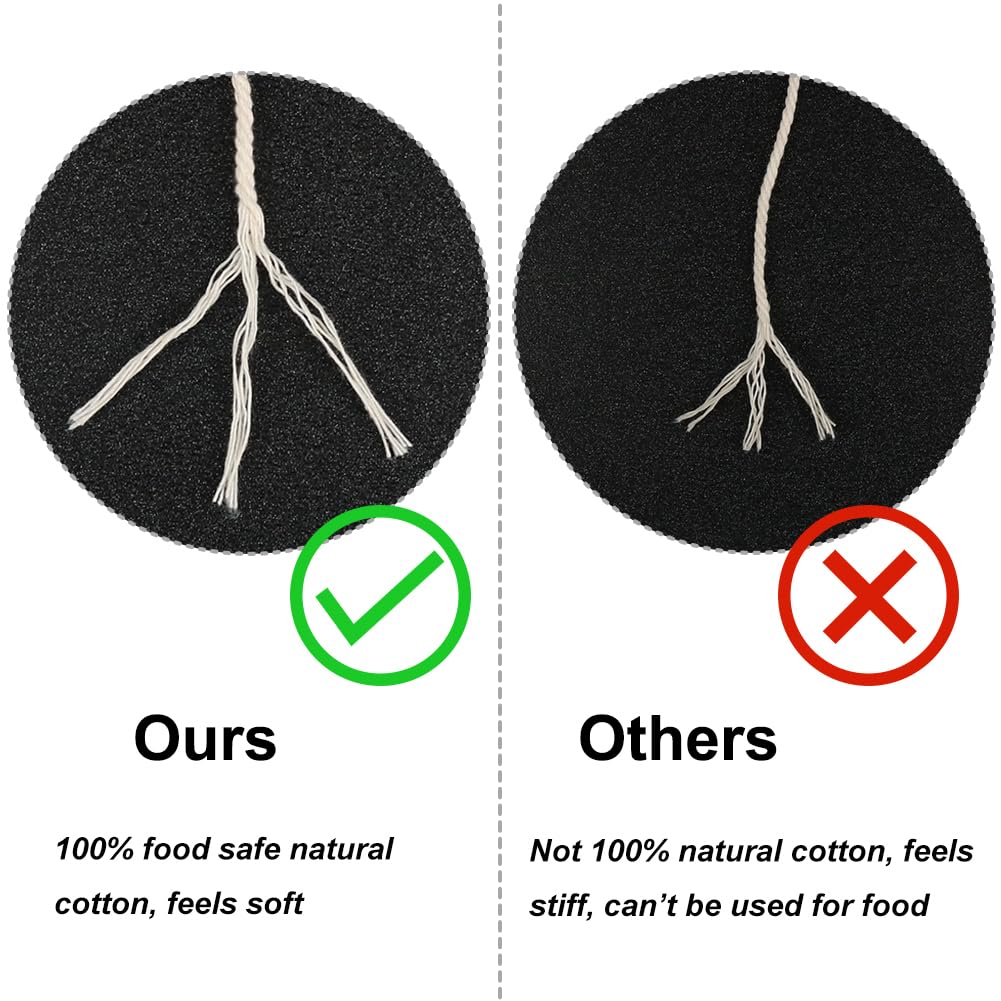 Vivifying Butchers Twine, 656 Feet 2mm Food Safe Cotton Bakers String for Tying Meat, Trussing Turkey, Making Sausage, Roasting, Cooking and Packing(Beige)