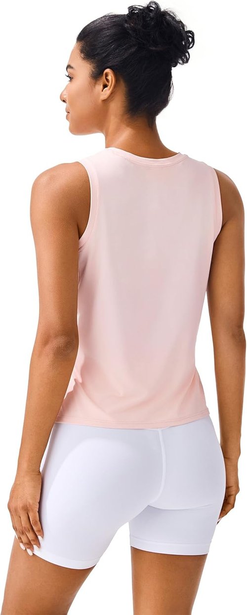 JOYSPELS Ice Silk Workout Tank Tops - Cool-Dry Sleeveless Yoga Shirts for Women | Loose Fit
