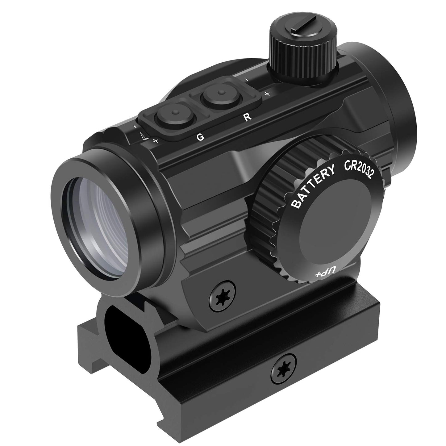 Feyachi RDS-36 1x22mm 5 MOA Red & Green Dot Sight Red & Green Dot Scope with 0.83” Riser Mount Absolute Co-Witness Height