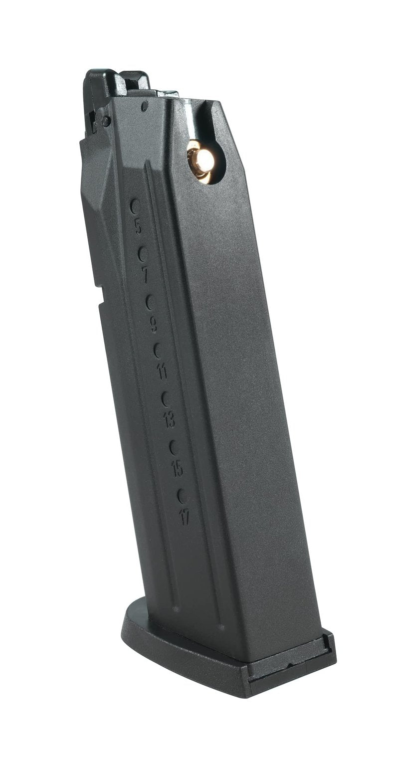 Umarex Smith & Wesson M&P 9 GBB 6mm BB Pistol Airsoft Gun Magazine,Black