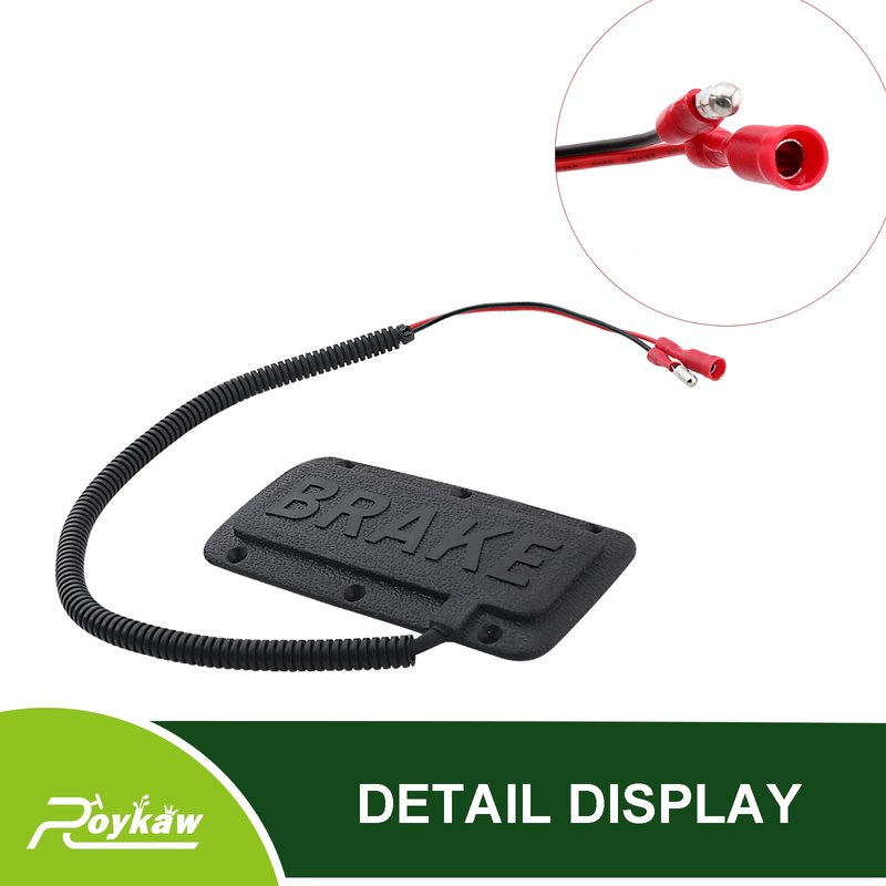 Roykaw Universal Golf Cart Brake Light Switch/Brake Pad Switch Compatible with EZGO Club Car Yamaha