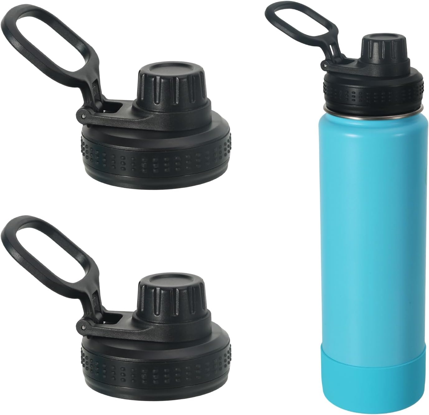 Thermoflask Lid Replacement - Leak-Proof Spout Lid for 12 oz to 64 oz Bottles | 2-Pack