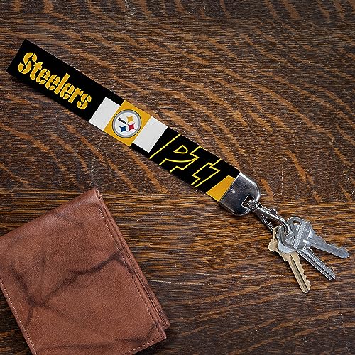 Rico Industries NFL Football Standard Wrist Lanyard Key Chain, Cute