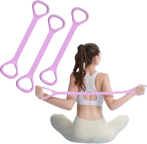 Figure 8 Resistance Band - Elastic Workout Bands with Handles for Arm, Back & Shoulder Training