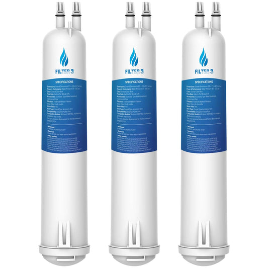 EDR3RXD1 Replacement Compatible with Filter 3, EDR3RXD1B, 4396841, 4396710, 46-9083, 46-9030, RW004 Refrigerator Water Filter, 3 Pack