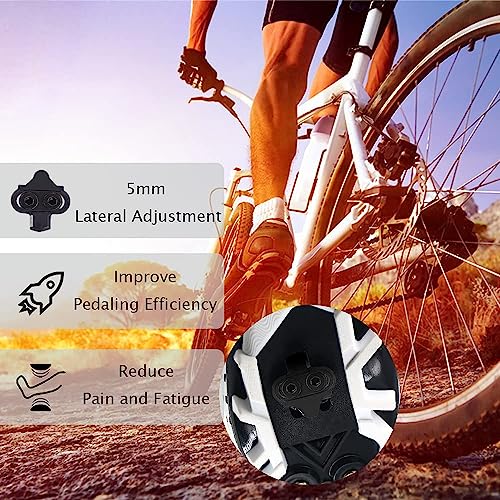 SPD Bike Cleats Set Compatible with Shimano SM-SH51 - Indoor & Outdoor Cycling