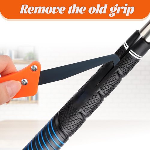 Golf Club Grip Vise Clamp Kit, 360° Swivel Portable Table Vise,Inlcudes 20 Double-Sided Tapes (2"x 10"),Rubber Sleeve, Hook Cutter,Glove,Tape Stripper Remover Tool