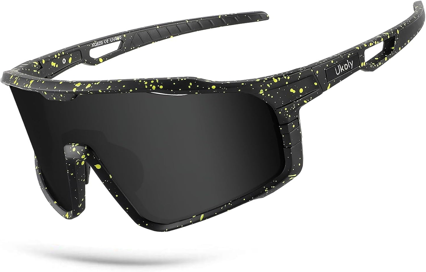 Ukoly Cycling Sunglasses - HD UV400 Sports Glasses for Men & Women | Ideal for Running, Baseball, Fishing & Golf