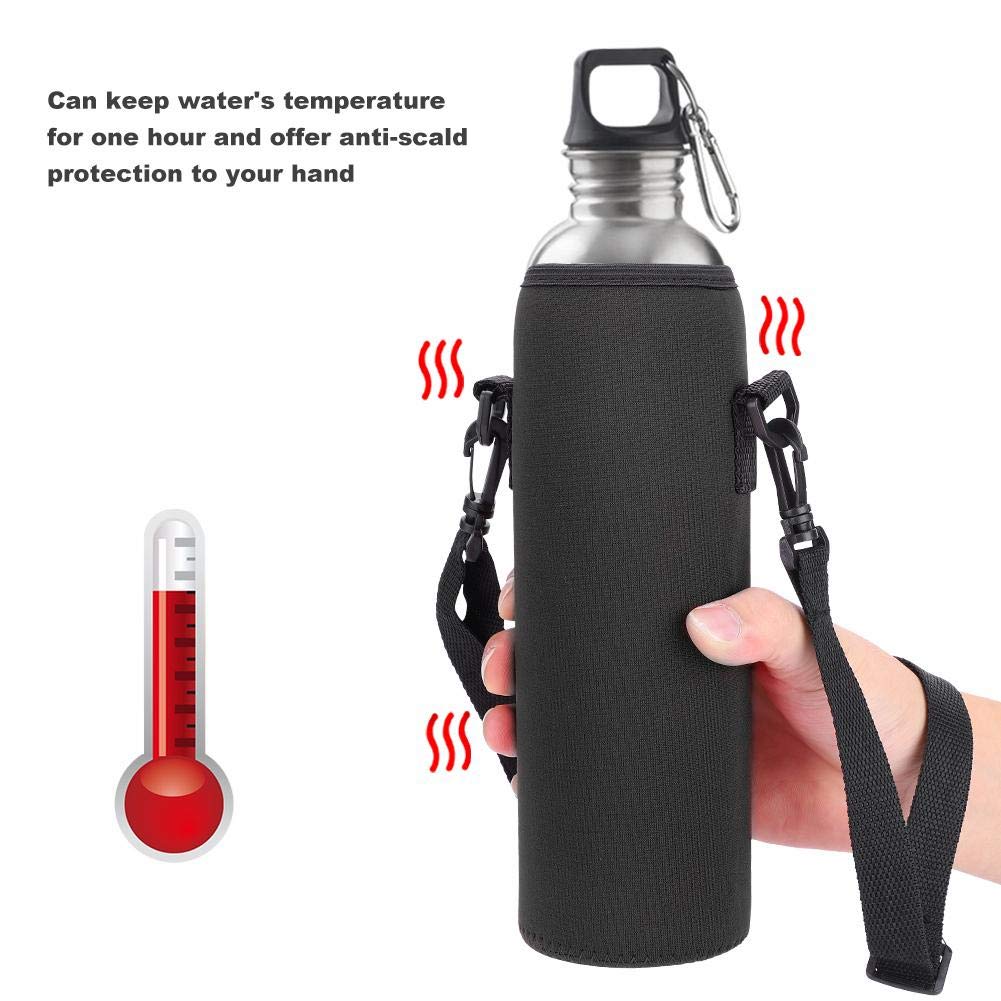 Water Bottle Case, Outdoor Neoprene Thermal Insulation, Water Bottle Sleeve, Adjustable Strap, 40 Oz Capacity, for Outdoor Adventures, Gym Workouts, Travel, and Daily Use