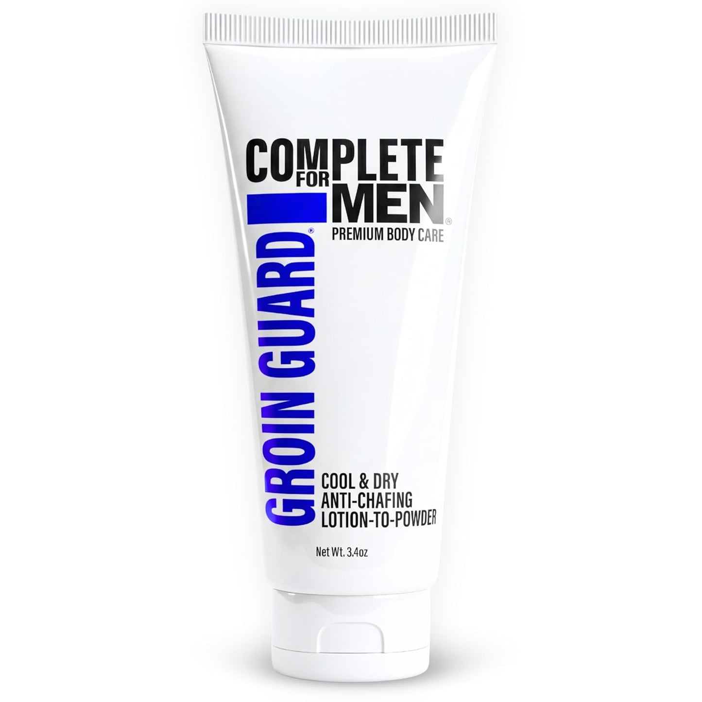 Regine Switzerland Groin Guard Anti-Chafing Cream - Talc-Free, Natural Odor Control for Men, Non-Greasy Formula