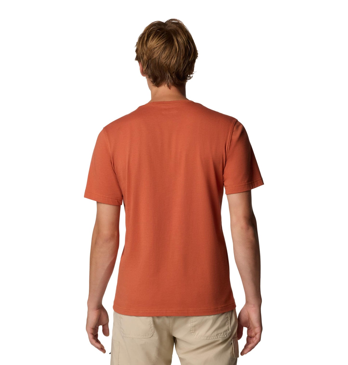 Columbia Mens Thistletown Hills Short Sleeve T-Shirt, Tuscan Heather, X-Small