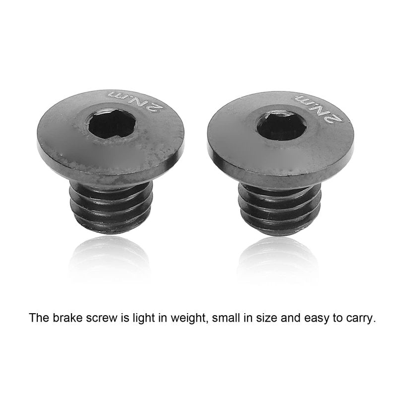 SPYMINNPOO Brake Hardware Kit, Alloy Integral Hydraulic Brake Bolts Brake Lever Screw Compatible with M7000 M8000 M9000 M9020 (Black)