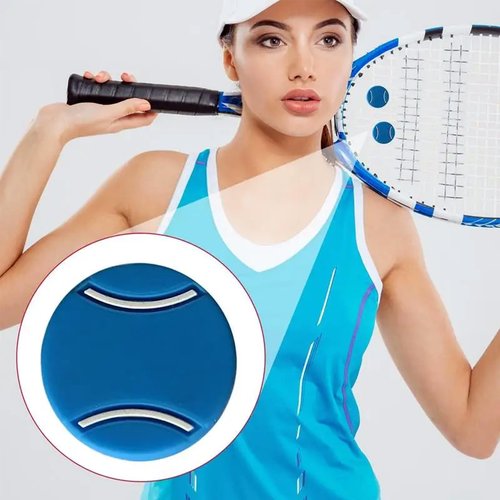 HZ Yihai Autumn 8 Pcs Tennis Shape Vibration Dampener，Tennis Racket Shock Absorber，Tennis Racket Vibration Dampeners，Antivibrador Raqueta De Tenis，Racquet Accessories，Great for Tennis Players