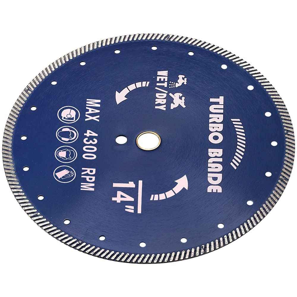 14" Diamond Turbo Saw Blade Granite Blade for Cutting Granite Marble (14")