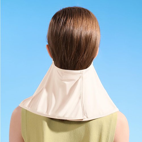 WRELS UPF 50+ Unisex Breathable Cooling Face Cover Sun UV Protection Earloop Neck Gaiter Scarf for Summer Outdoor Activities (Beige+Skin)