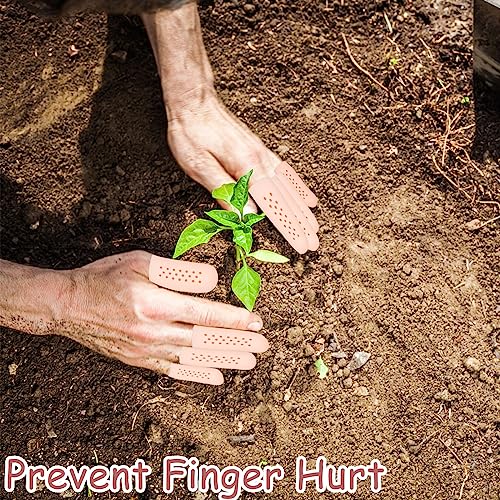 16Pcs Breathable Gel Finger Cots - Finger Protectors for Wounds - Pink