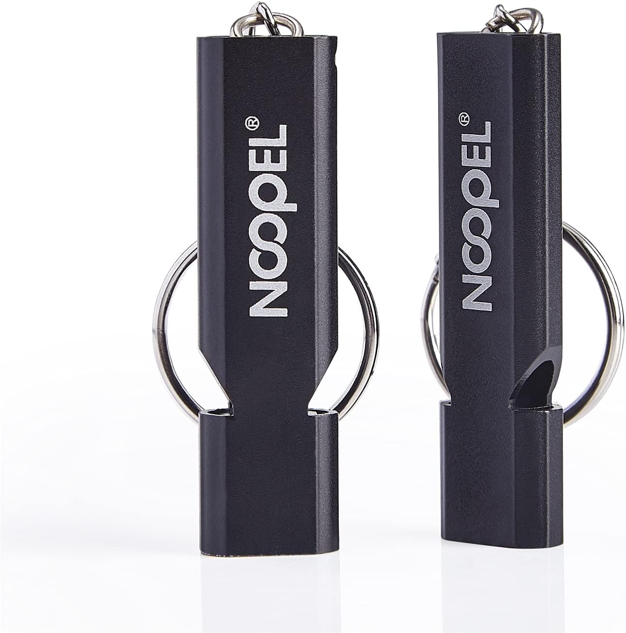 Noopel Emergency Whistle - Loud Lifeguard Safety Whistle with Lanyard & Keychain for Outdoor Adventures