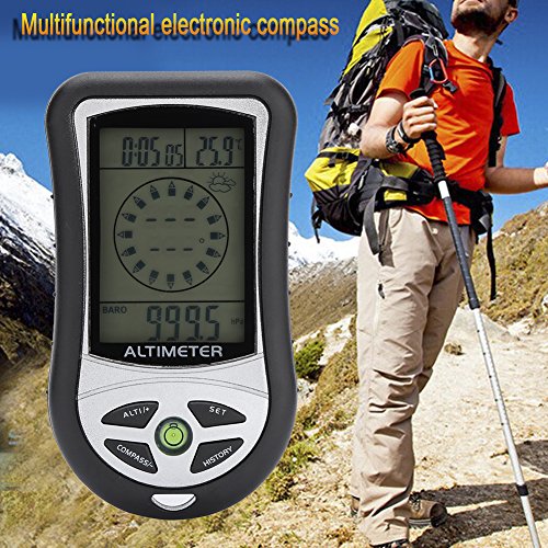Digital Altimeter & Compass - Multi-Function Hiking Device