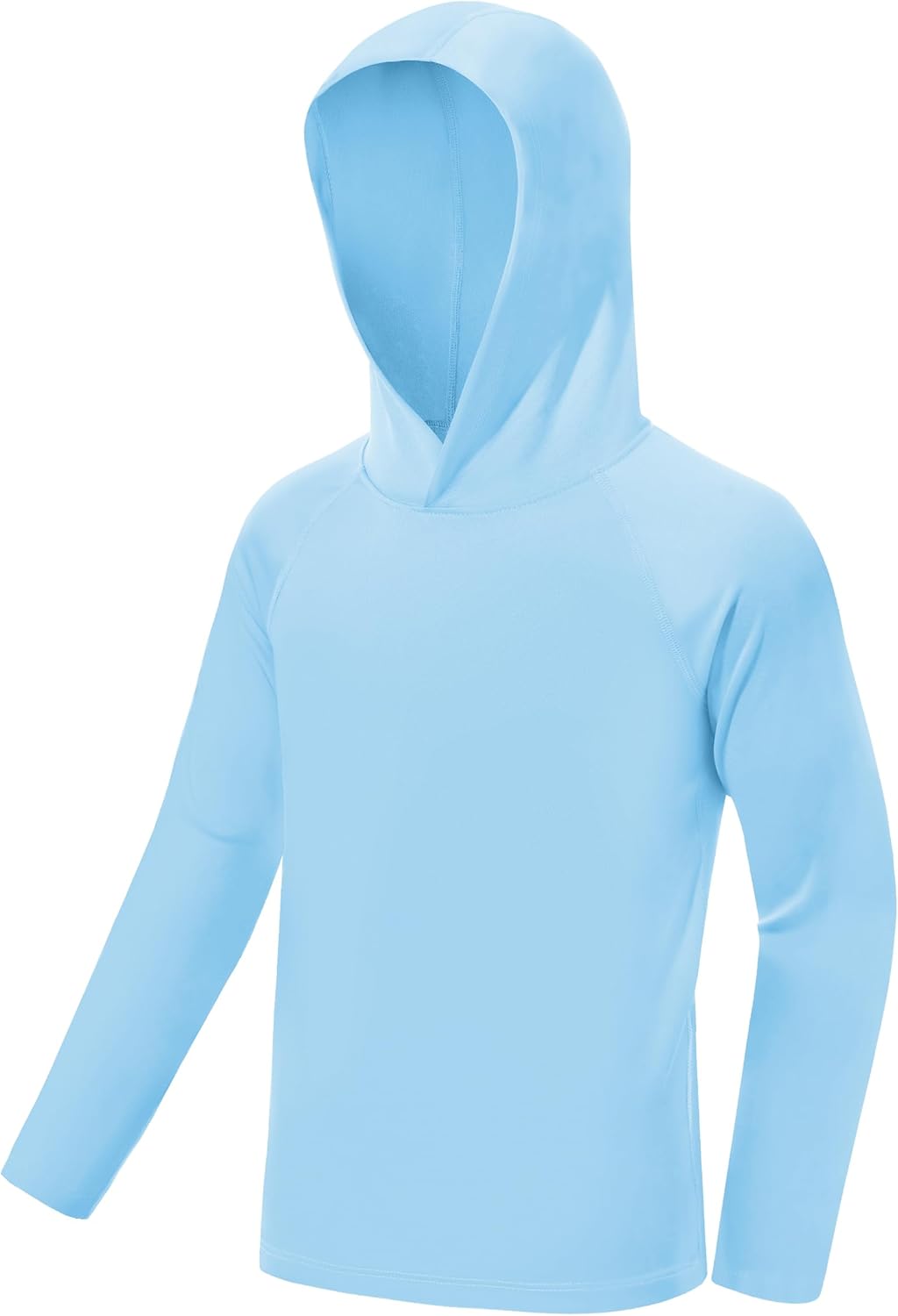 Skiennix Boys Hooded Long Sleeve Rash Guard | Youth UPF 50+ Sun Protection Swim Shirt