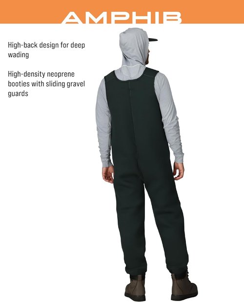 FROGG TOGGS Men's Amphib Stockingfoot Neoprene Waterproof Fishing Chest Wader for Fishing