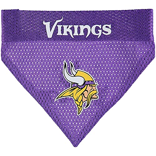 Minnesota Vikings Reversible Dog Bandana - Large/X-Large