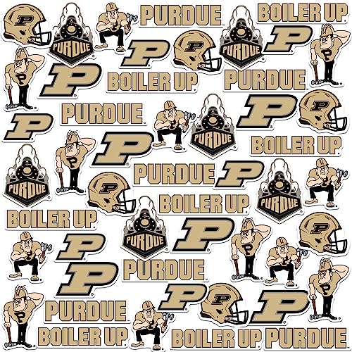 Purdue University Vinyl Stickers - 50 Waterproof Decals for Laptops & Cars
