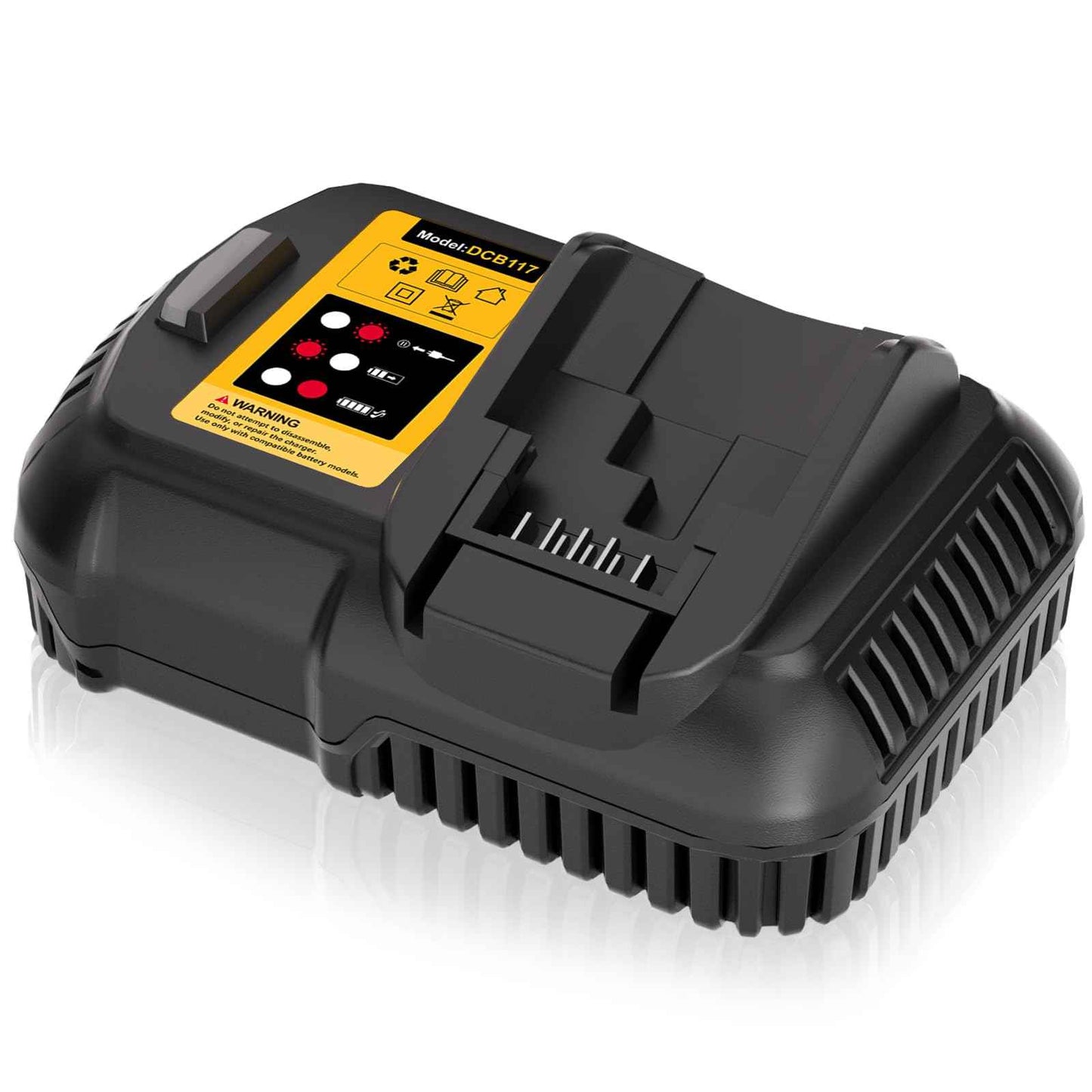 NEPOWILL Replacement Charger for Dewalt Battery Charger 20V/12V DCB112 DCB115 DCB118 DCB107, Compatible with Dewalt Battery 20V/12V DCB201 DCB204 DCB207 DCB206 DCB203 DCB200 DCB120 DCB127
